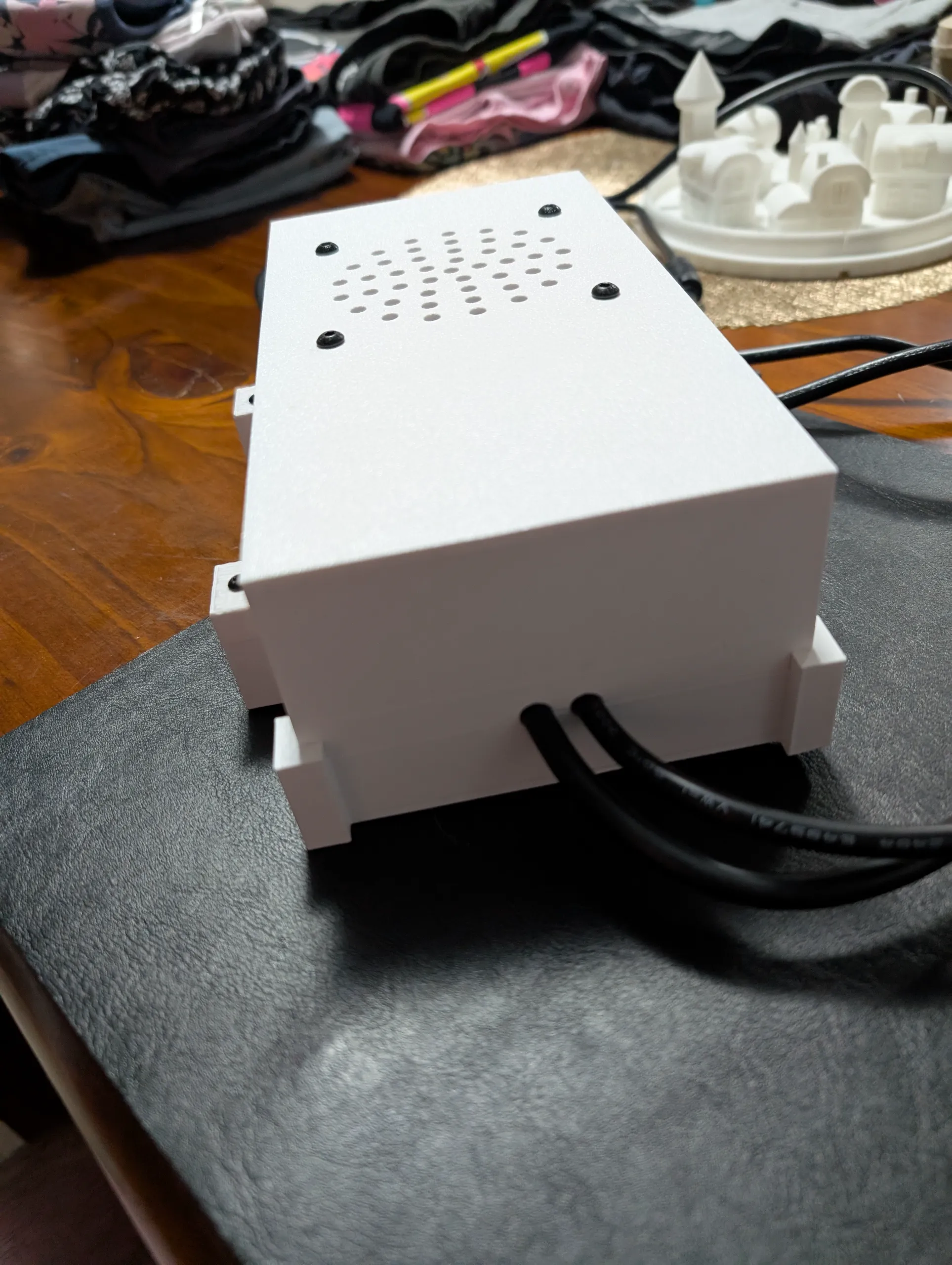 Meanwell LRS 150 power supply cover with holes for 24v Fan