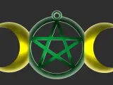 pentagram earrings-0