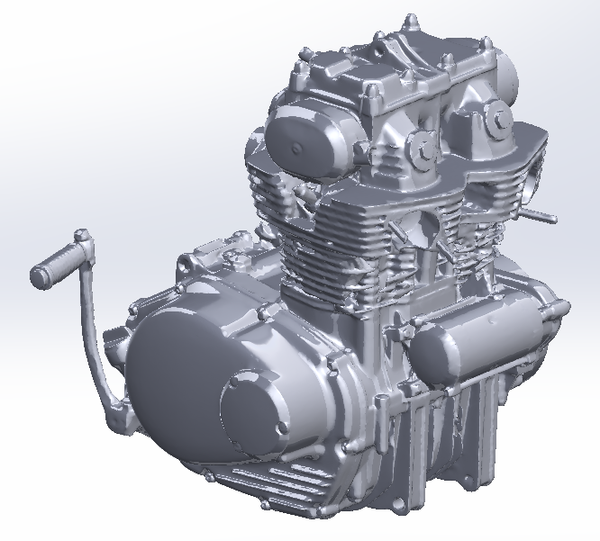 1971 Honda CB350 Engine | 3D models download | Creality Cloud