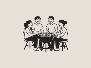 Labor Day Family BBQ 3D Print