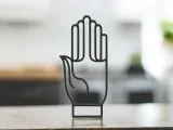 Abhaya Mudra Line Art - Desktop Line Art-2