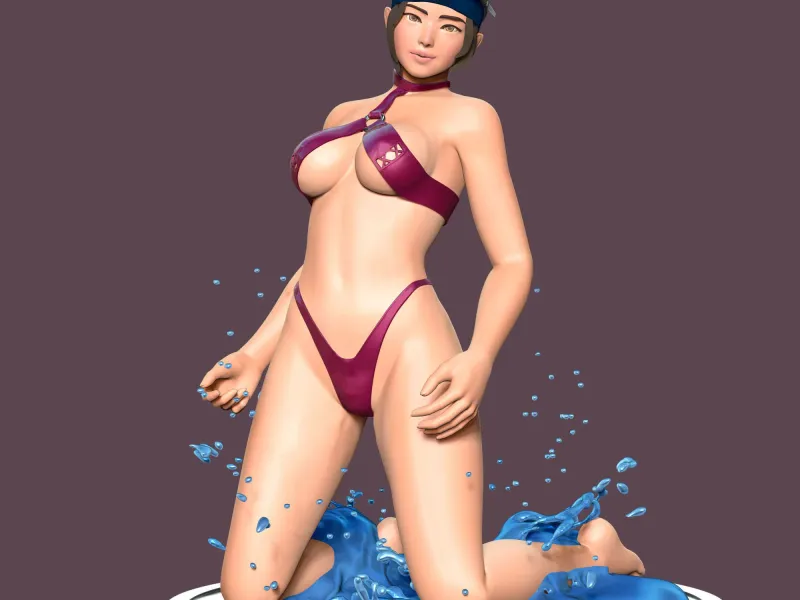Swimming Girl