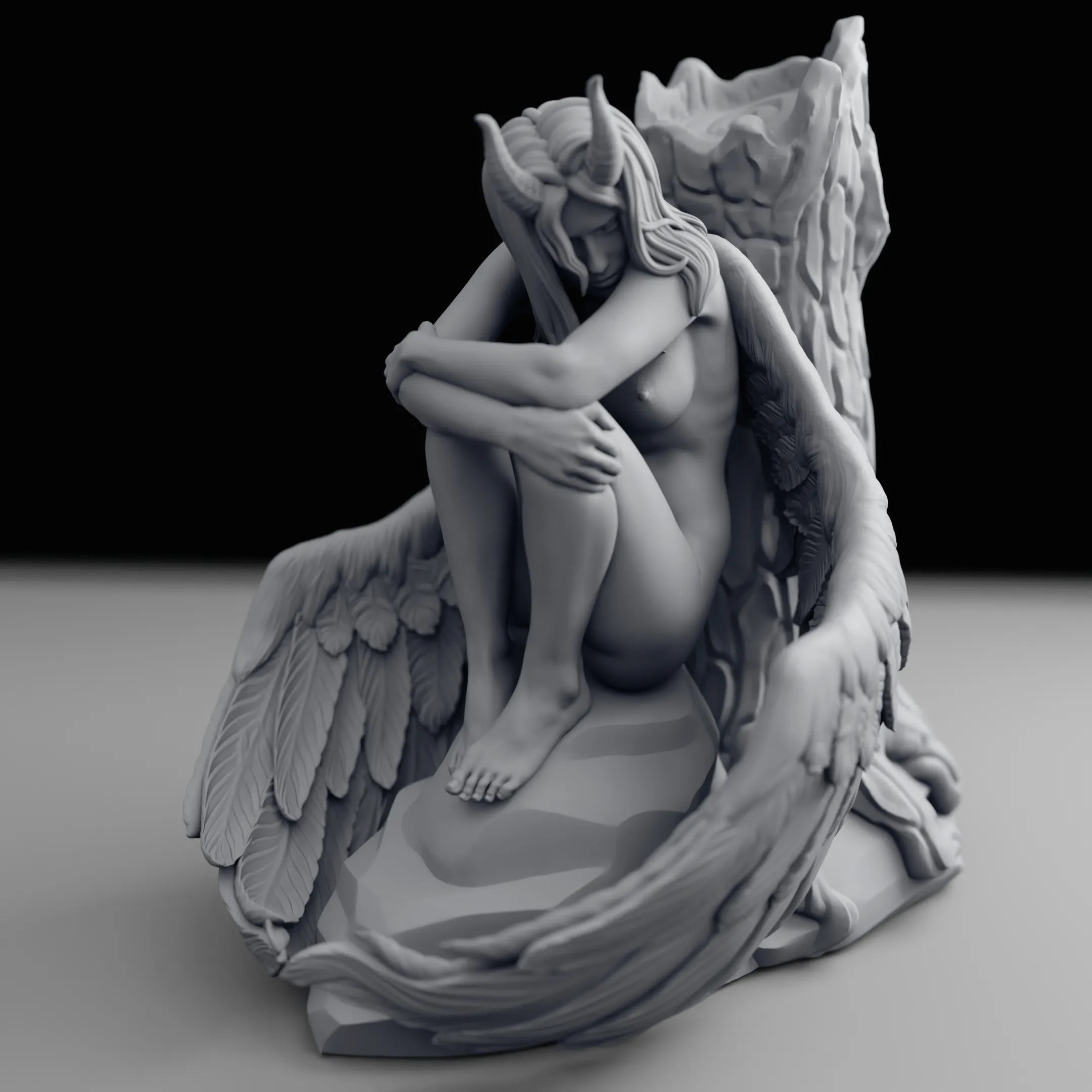 Fallen Angel Sculpture