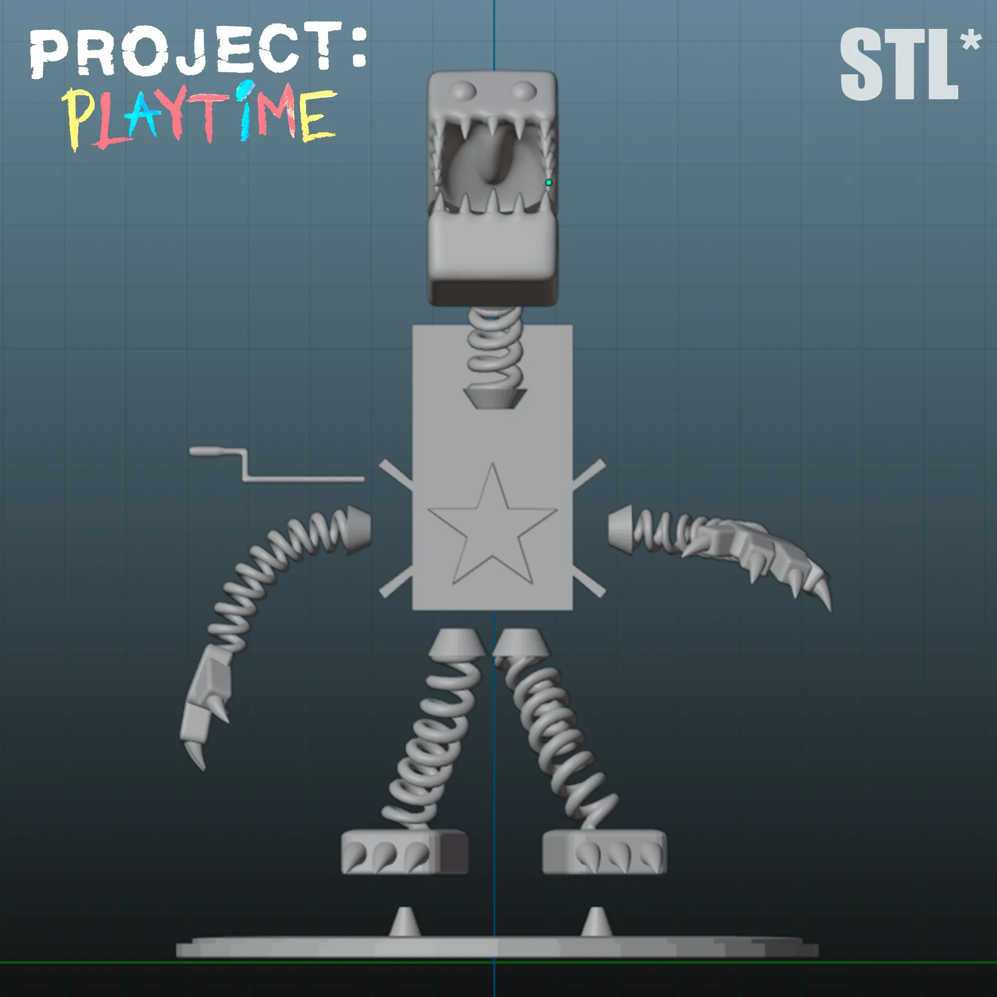 STL file Boxy boo poppy playtime 👌・3D printer model to download・Cults