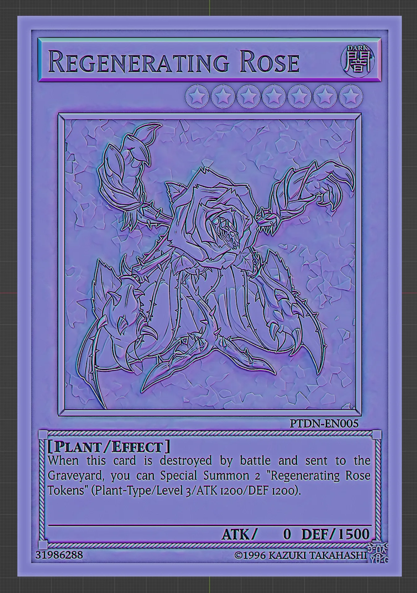 Regenerating Rose - yu-gi-oh!