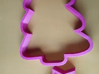 Xmas tree clay cutter