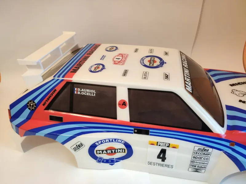 Спойлер для раллийного автомобиля Lancia Delta, масштаб 1/8