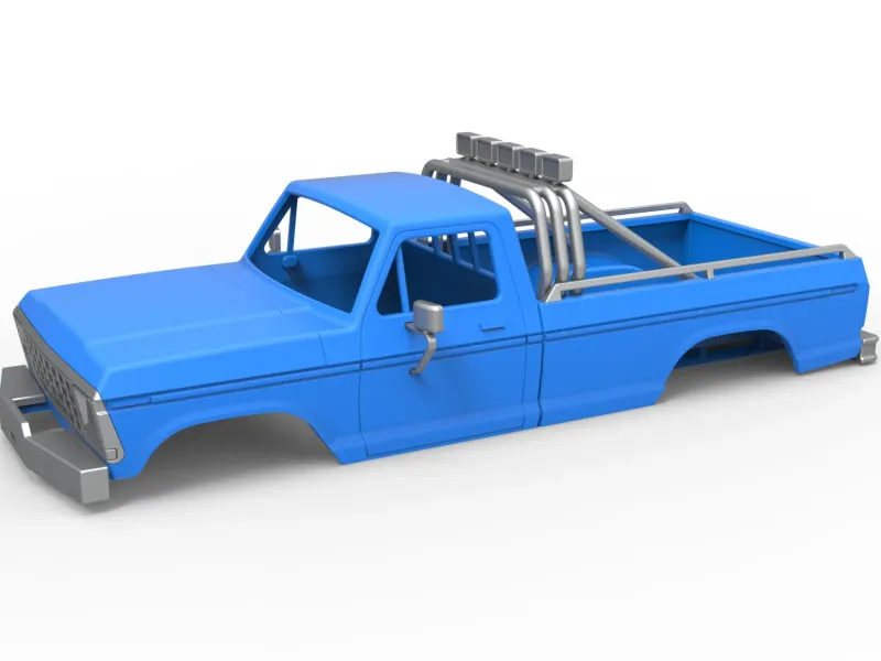 Shell of Vintage Monster Truck Version 5 Scale 1:25