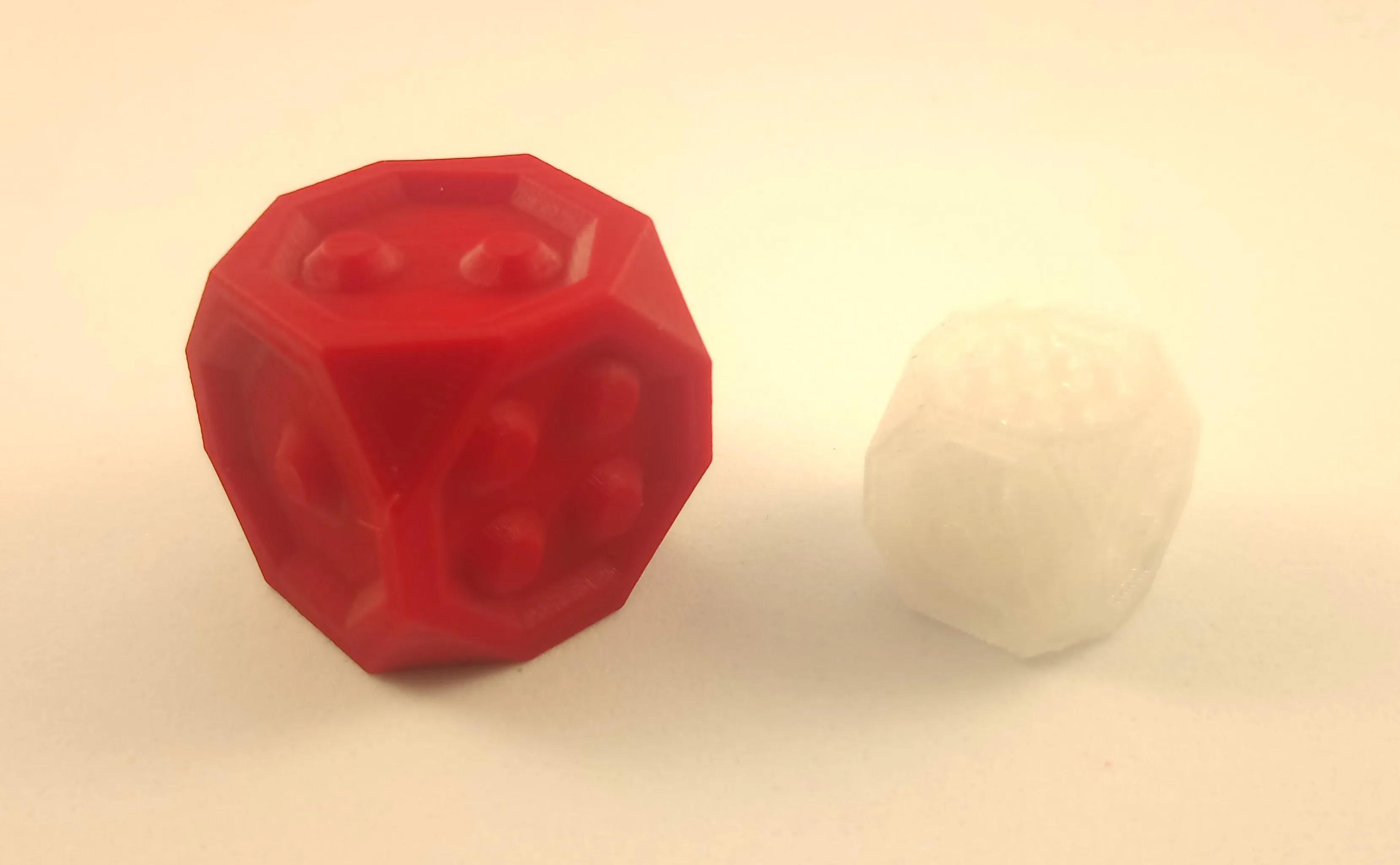 Tactile Dice / Braille Dice (No supports needed)