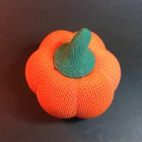 KNITTED / CROCHET PUMPKIN JACK-0-LANTERN-1