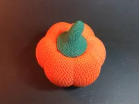 KNITTED / CROCHET PUMPKIN JACK-0-LANTERN-1