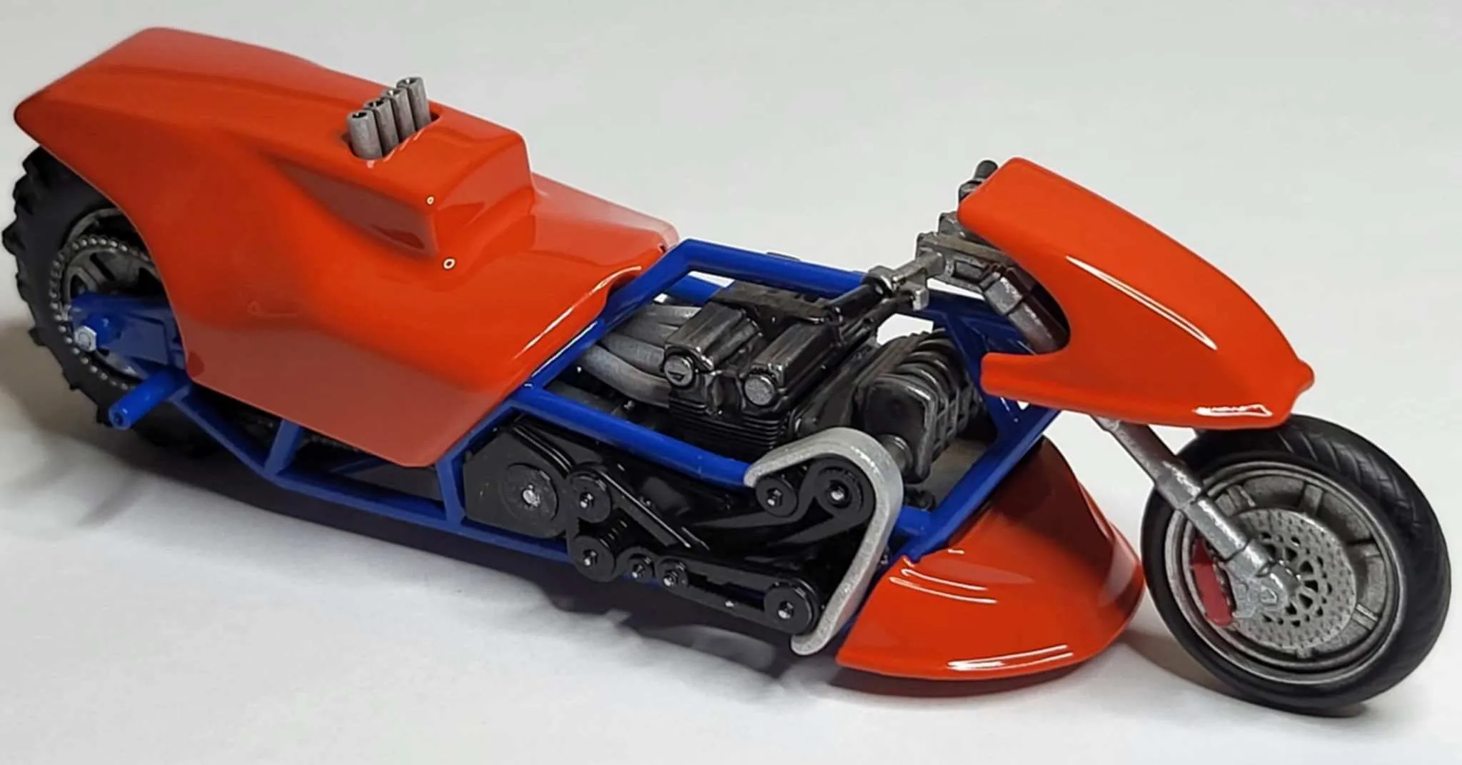 Top fuel Dirt dragster motorcycle Scale 1:25-5