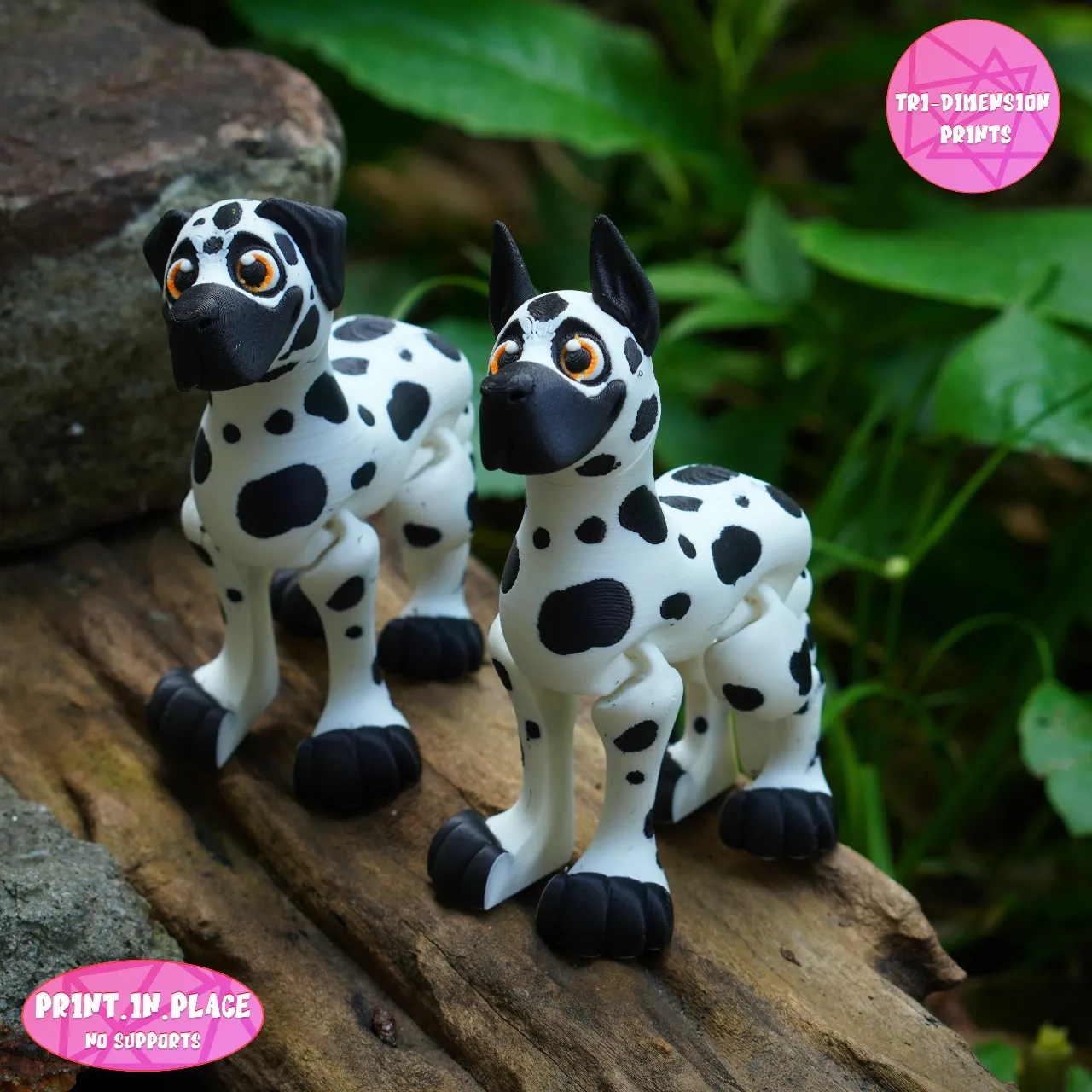 PRINT IN PLACE CUTE FLEXI GREAT DANE DOG