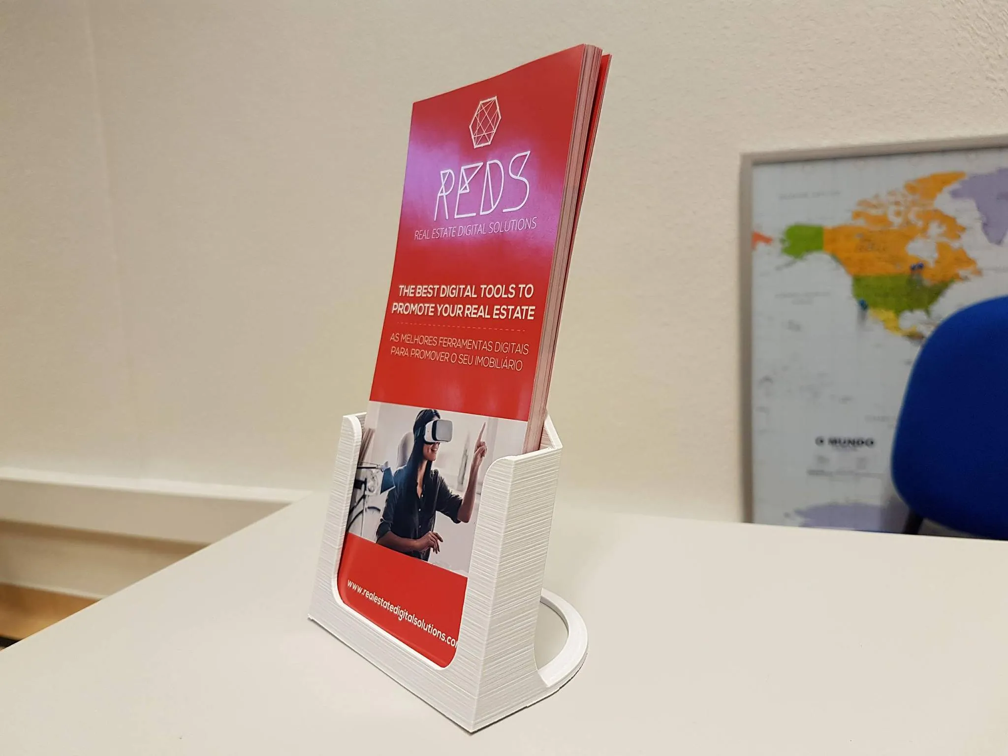 Leaflet Holder Stand Support - DL Flyer