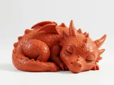 Cute Sleeping Dragon-0