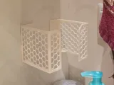 Paper tissue box wall mount-2
