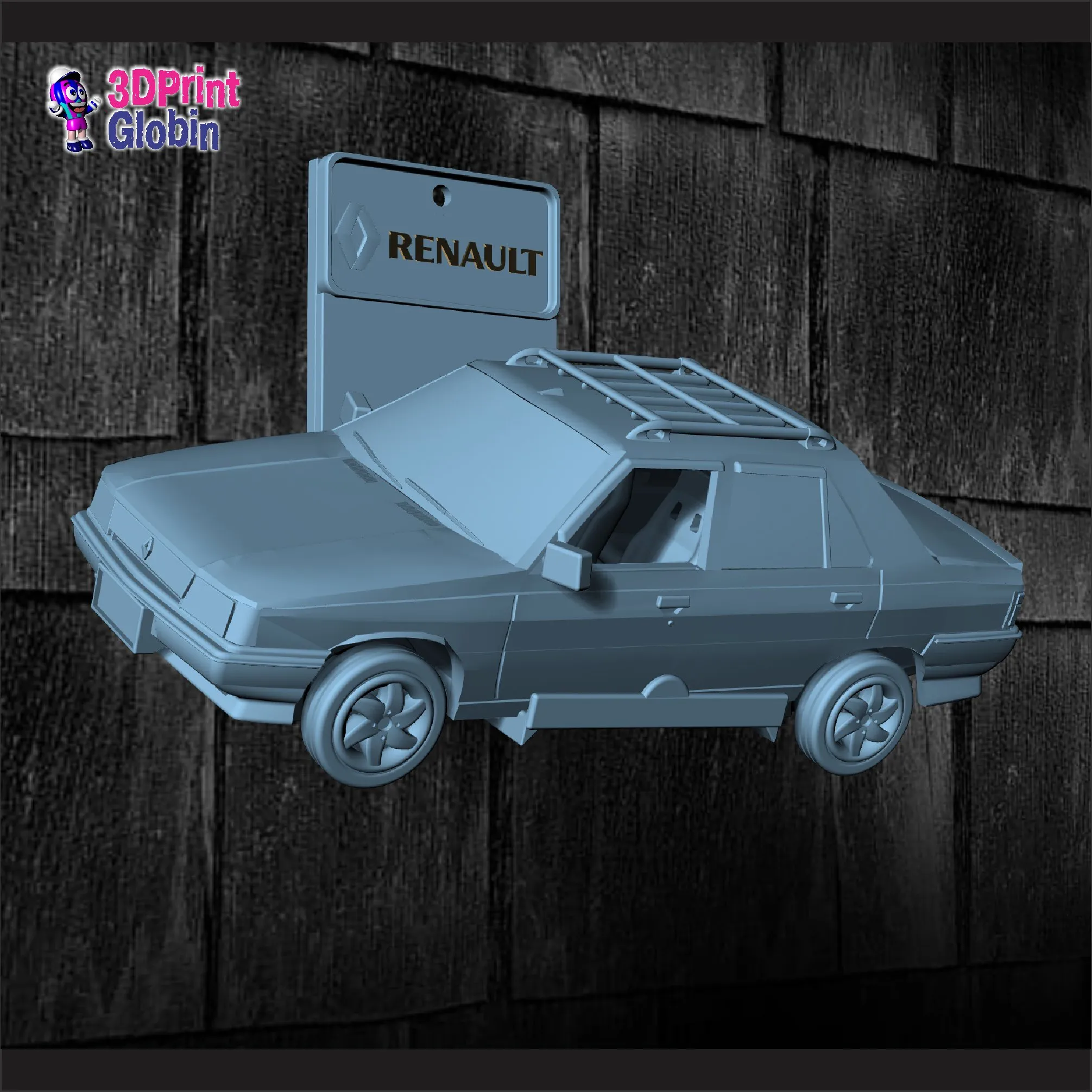 Renault 9 Brio - Incluye Soporte de Pared