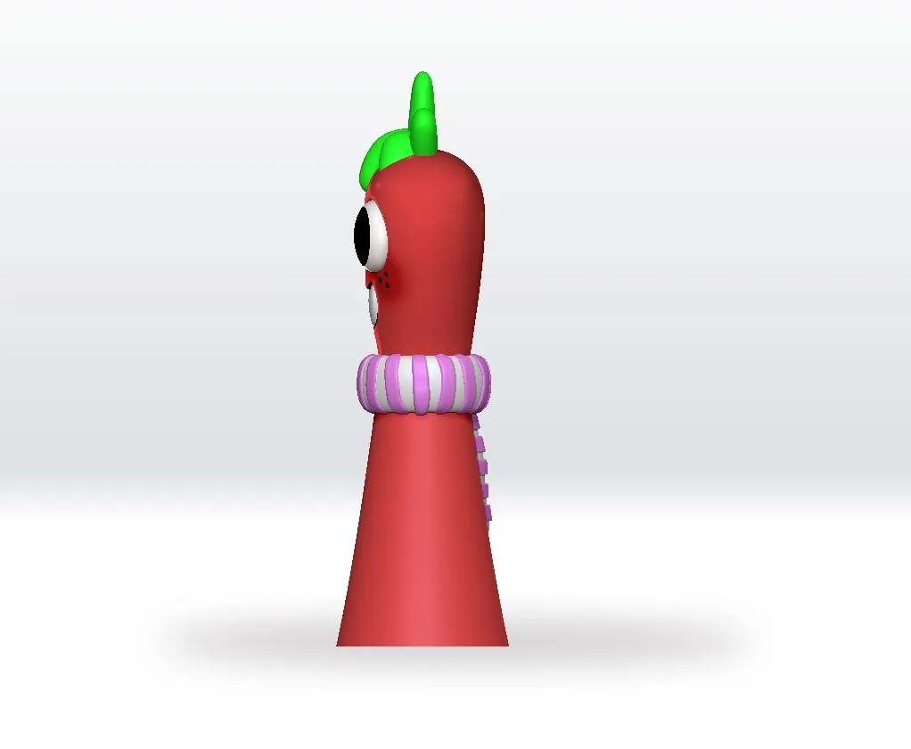 Sprunki Sprout STL 3D Model Dandys World Character Fanart