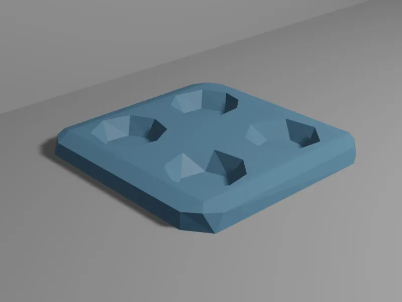 Low Poly Paint Palette