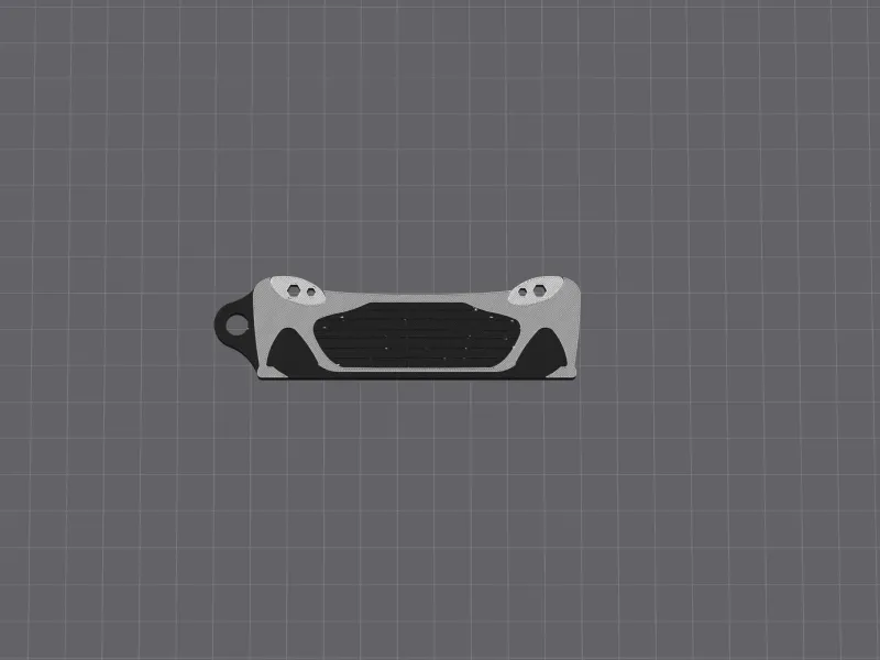Aston Martin DBS Superleggera Keychain