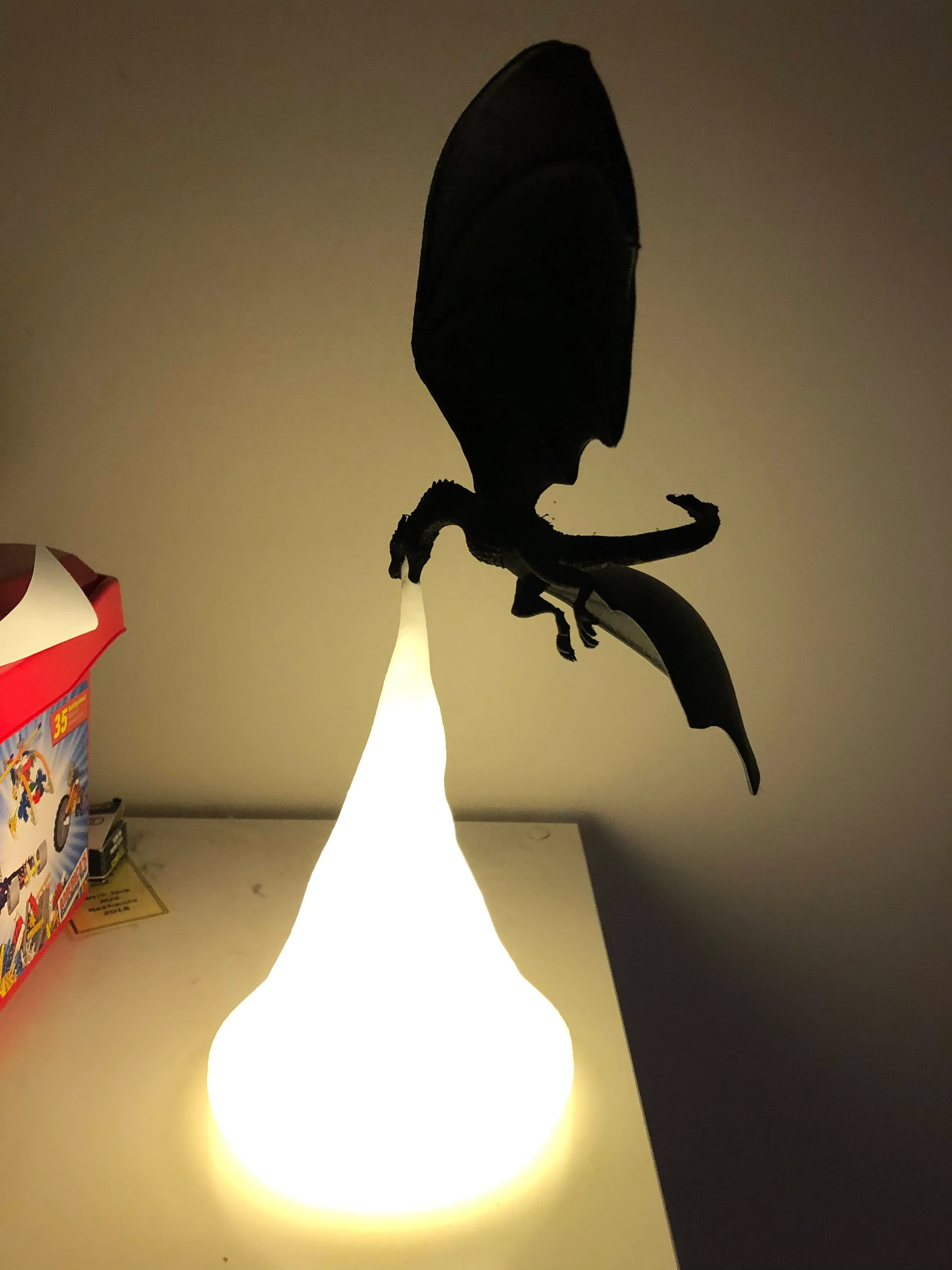 Fire Dragon Lamp - Game of Thrones