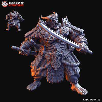 Japanese Chaos Oni Samurai 3d model