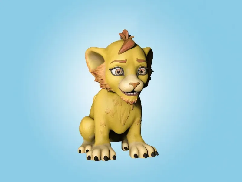 Stilisierter Löwe
