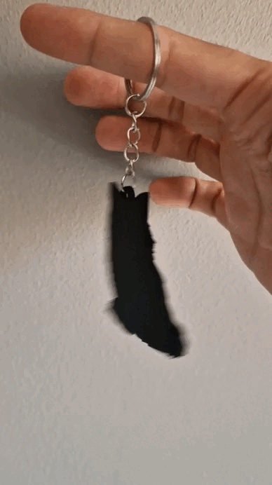 Chinchilla Persian keychain+magnet-5