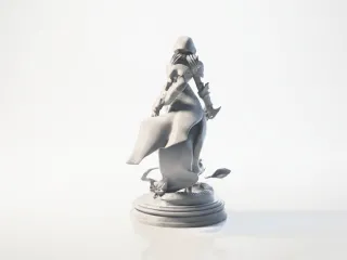 Fiora Elegant Duelist Figurine LOL Champions 3D Printable