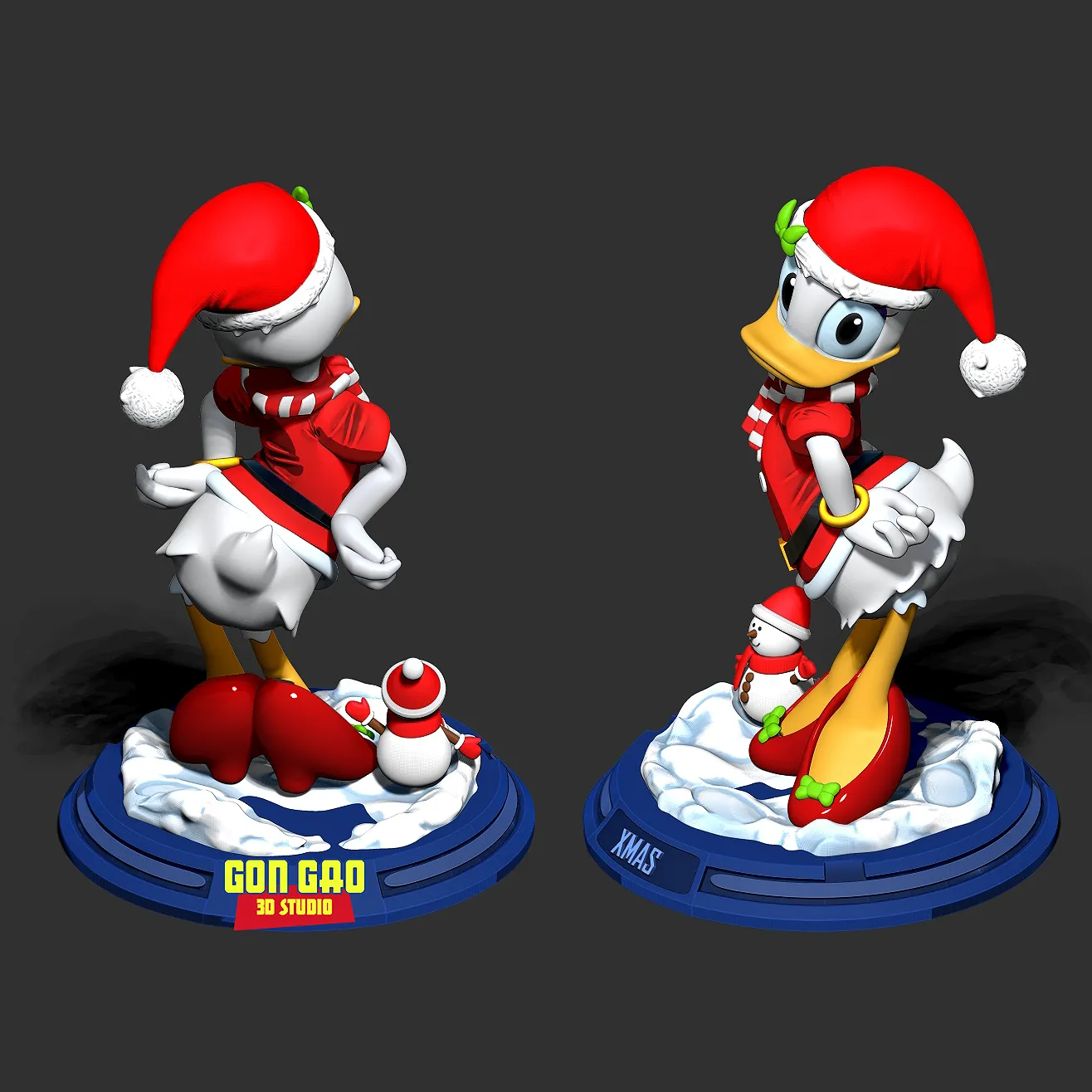 Santa Daisy Duck