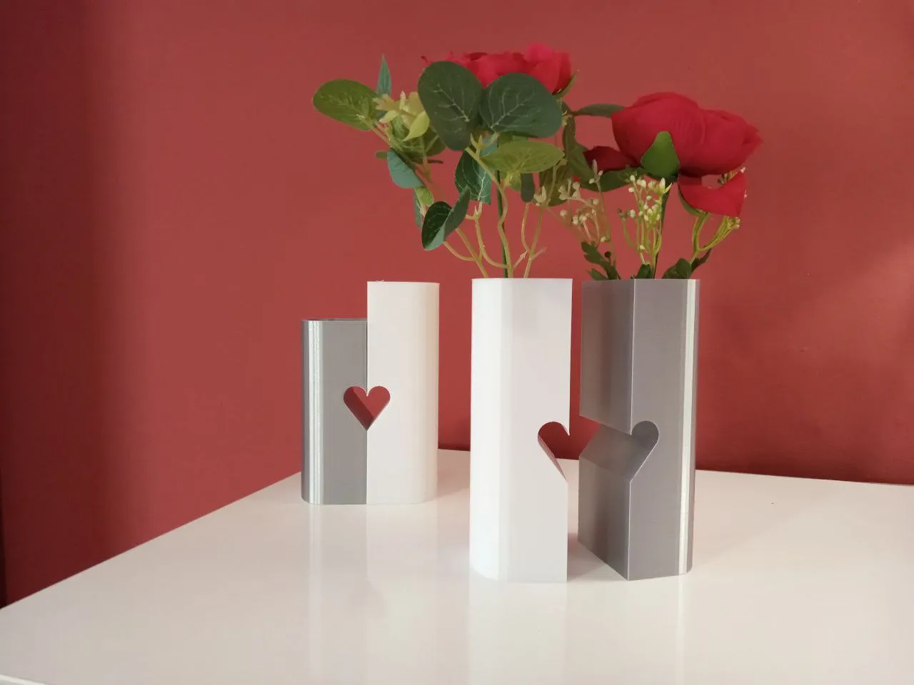 Love You Heart Vase, for a romantic time