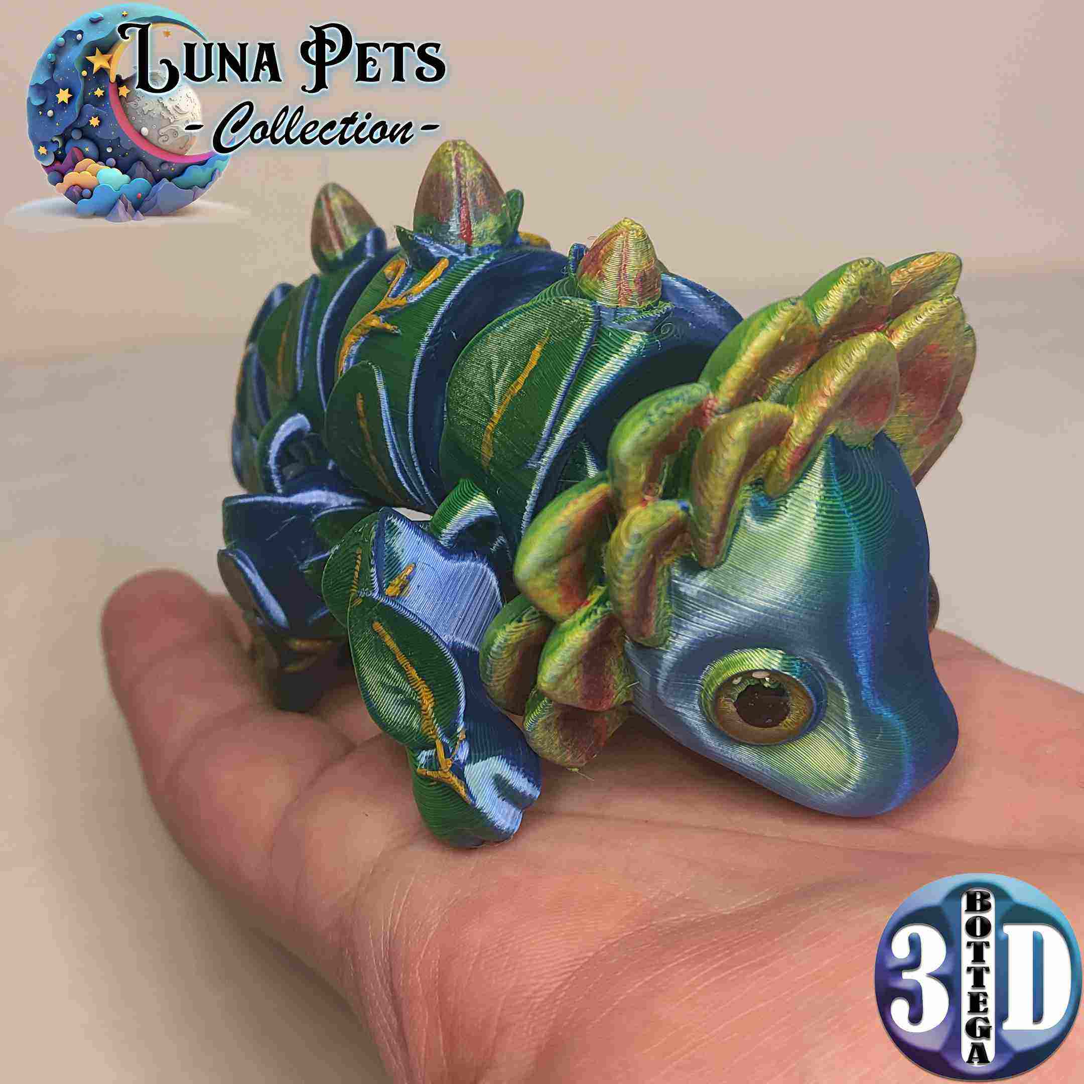 LUNA PETS COLLECTION - Sunflowern - articulated baby dragon-0