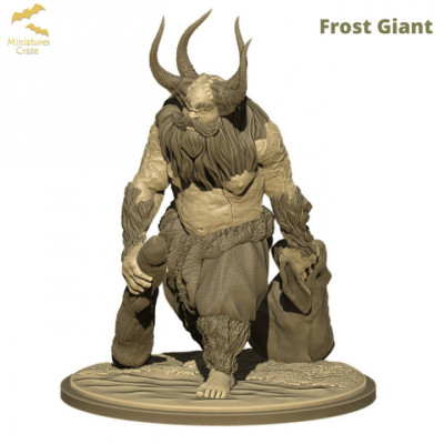 Frost Giant - Support Free 3d model
