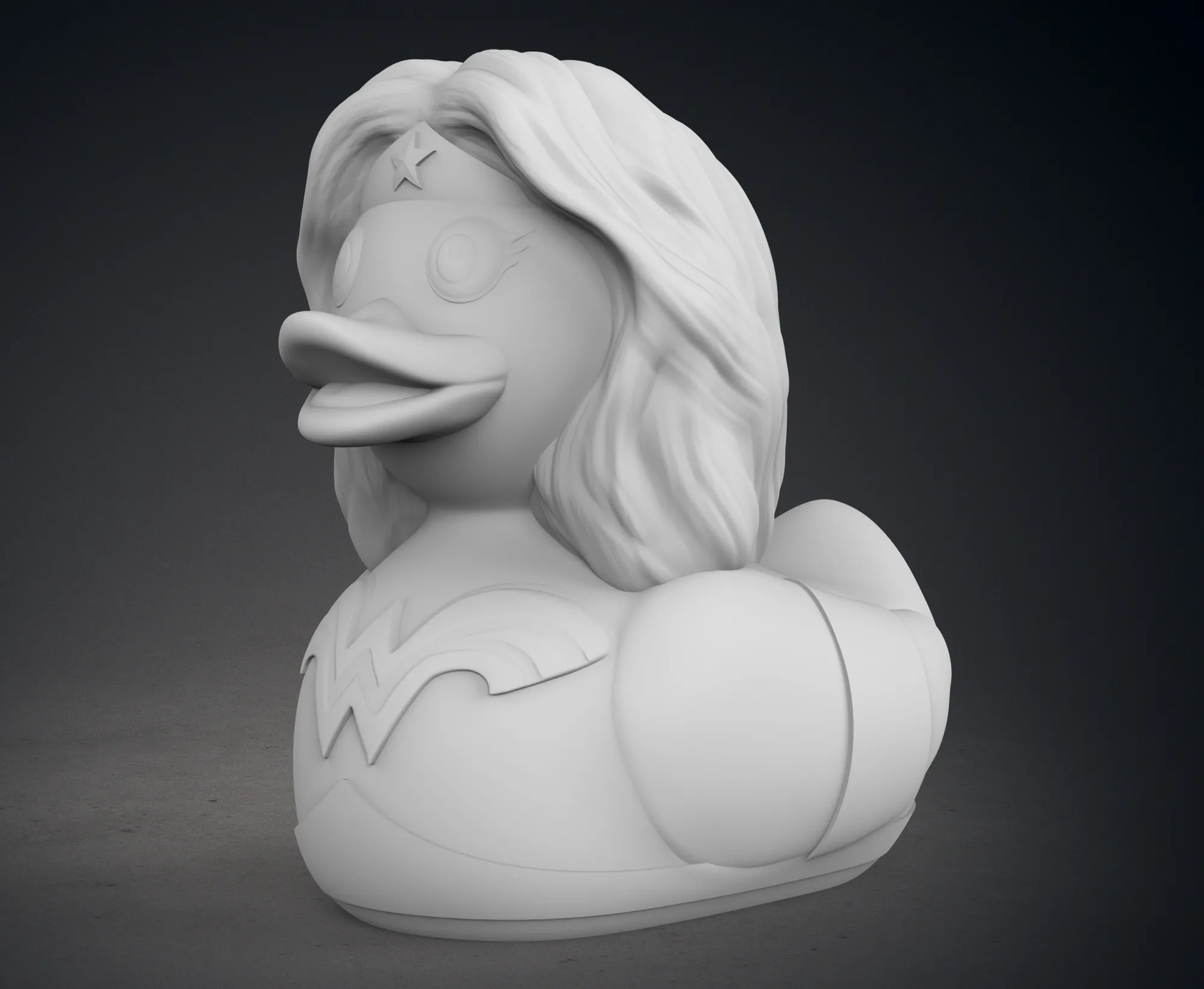 Cute Wonder Woman Rubber Duck