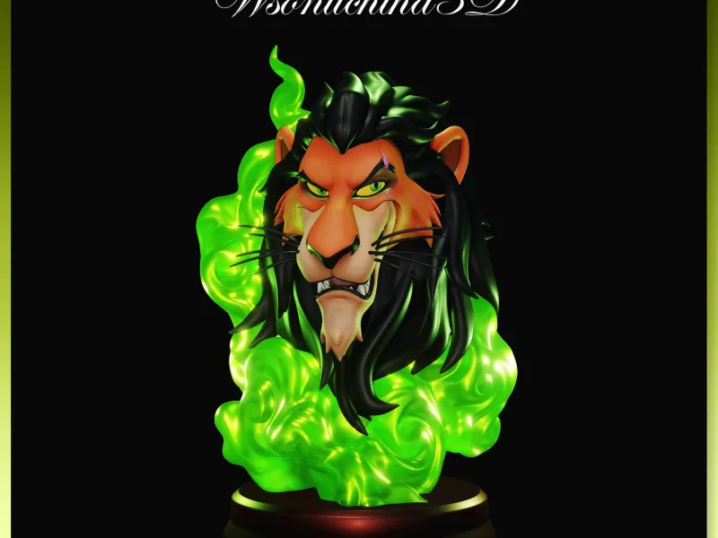 Scar Bust- Lion King / Disney