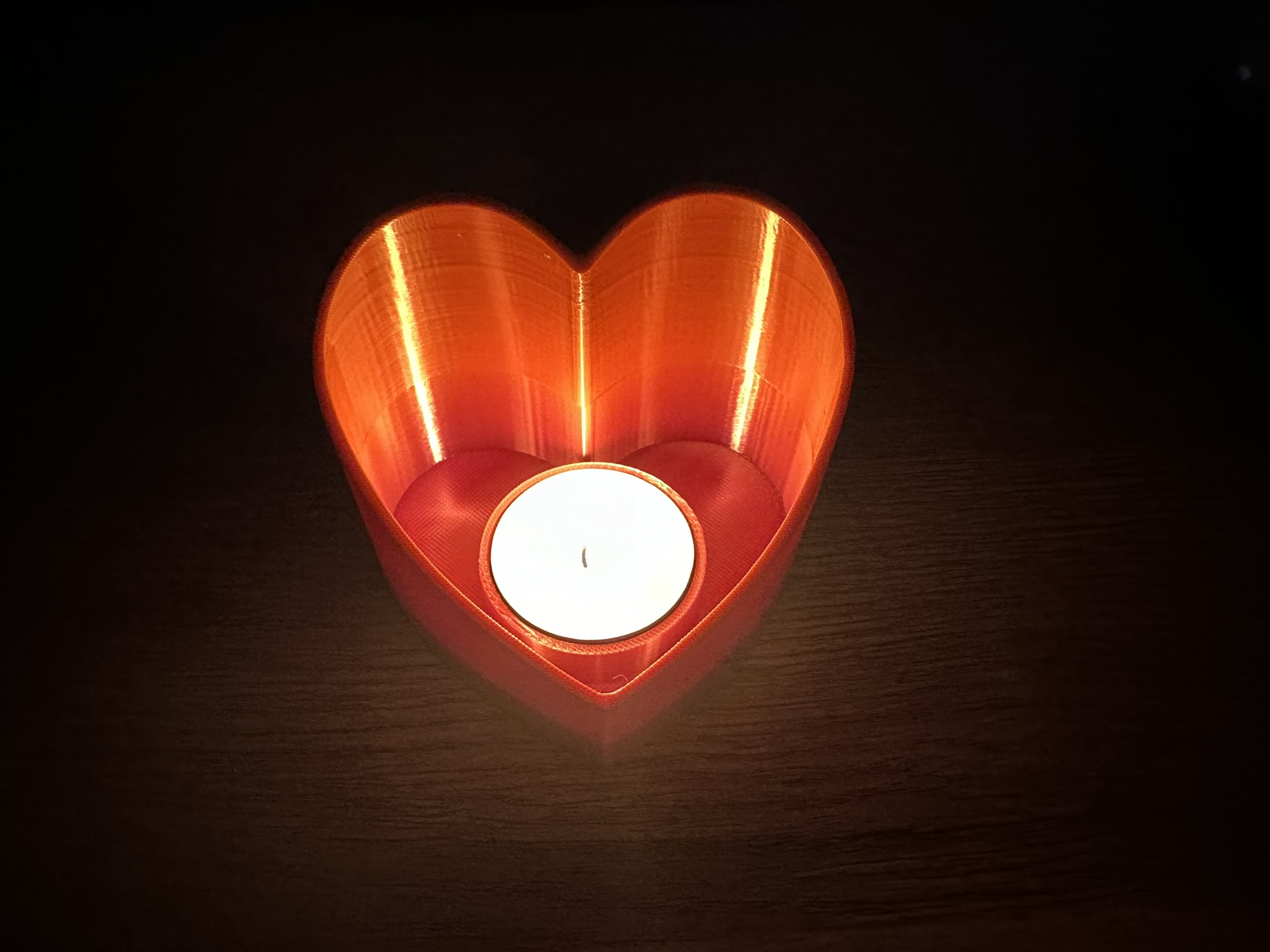 Tea light holder heart | 3D models download | Creality Cloud