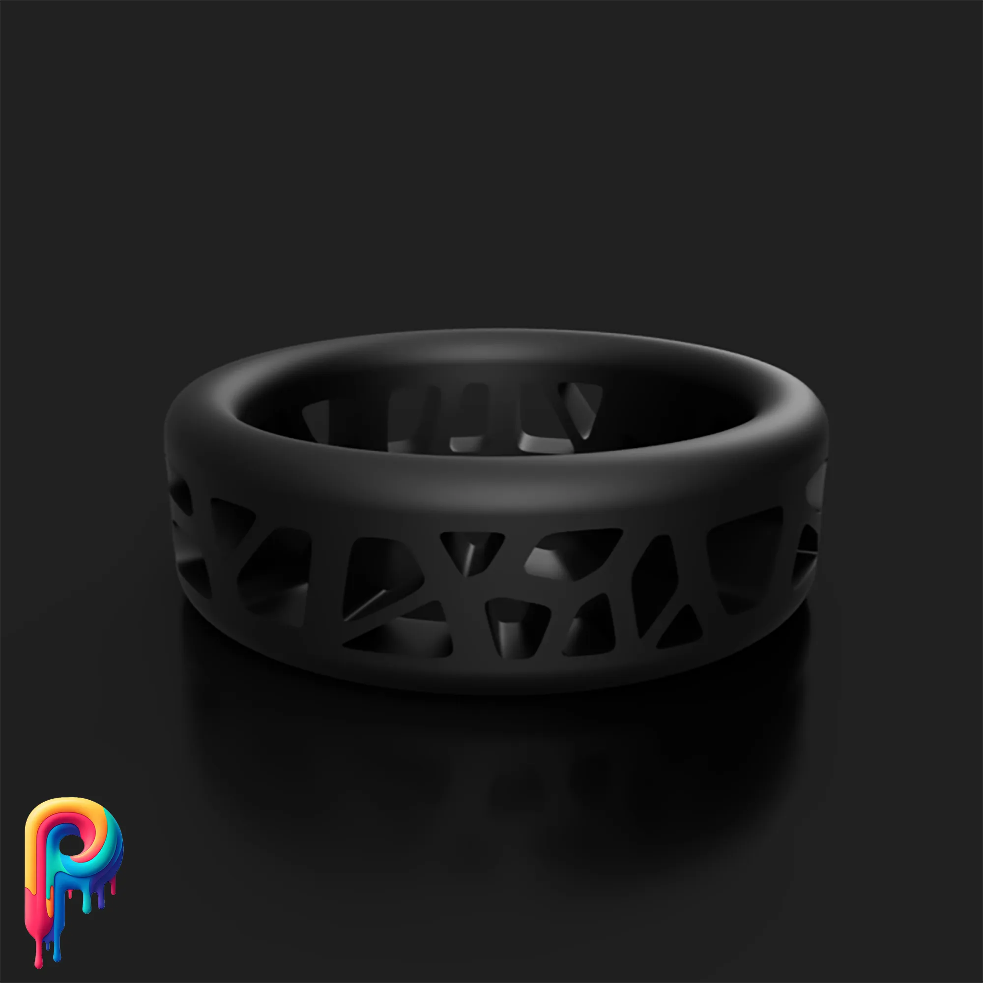 Voronoi Ring by Polymeria