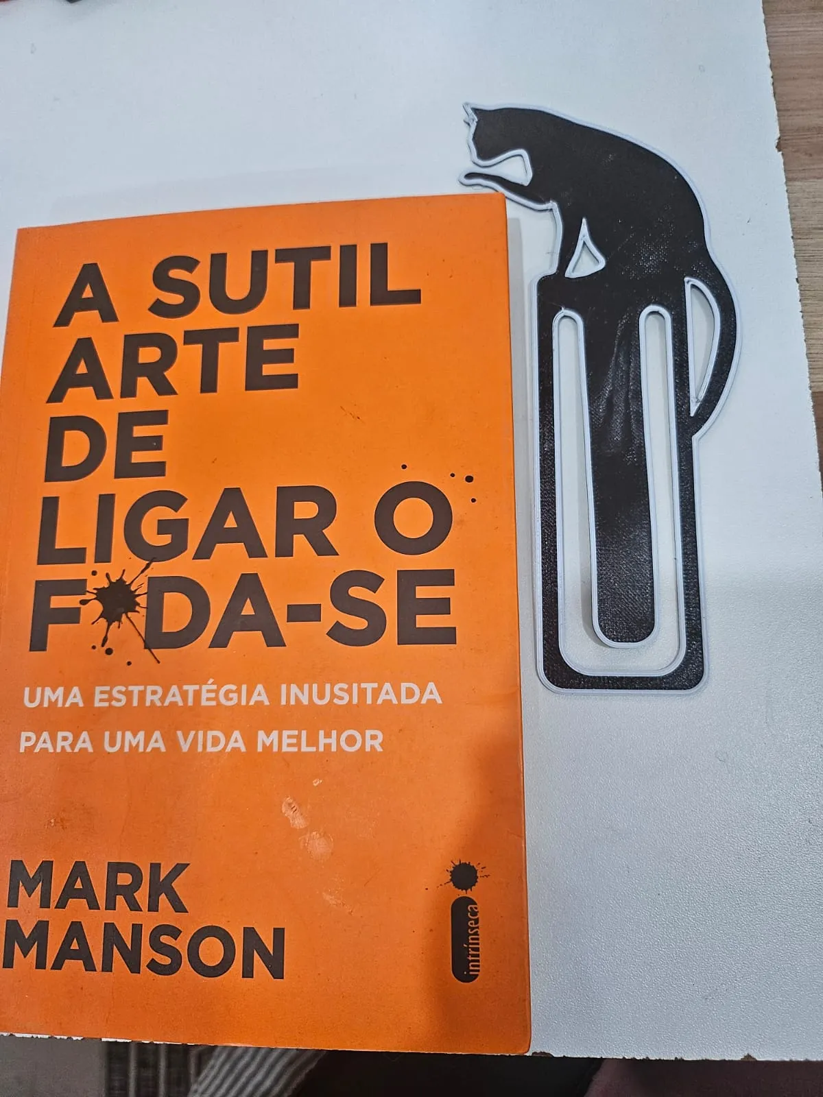 Marcador de Livro gato