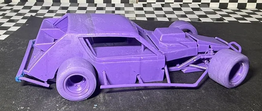 Vintage Asphalt Modified stock car V10 Scale 1:25-4