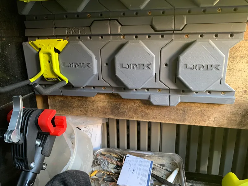 Ryobi link rails with rail ends