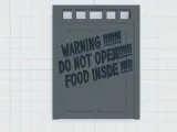 WARNING MAGNET-3
