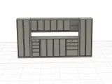 1/24 Cabinet de garage D / Garage workbench D-5