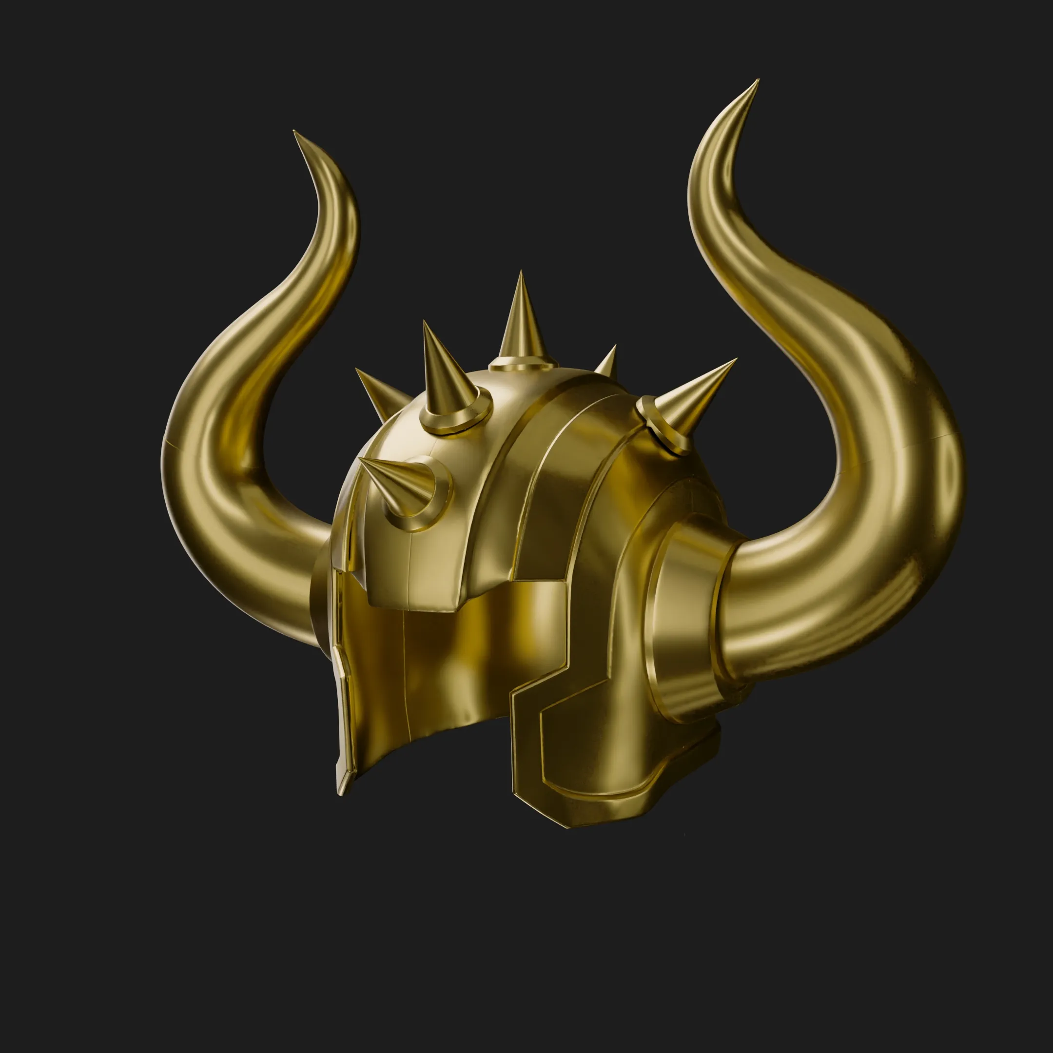 Taurus Helmet - Saint Seiya Cosplay Multi-Part Model