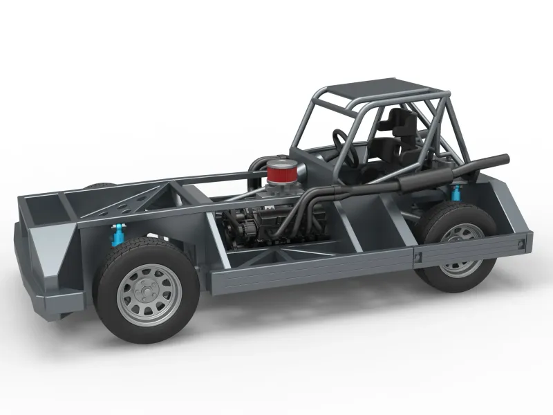 New Zealand Superstock car Base Version 3 Scale 1:25