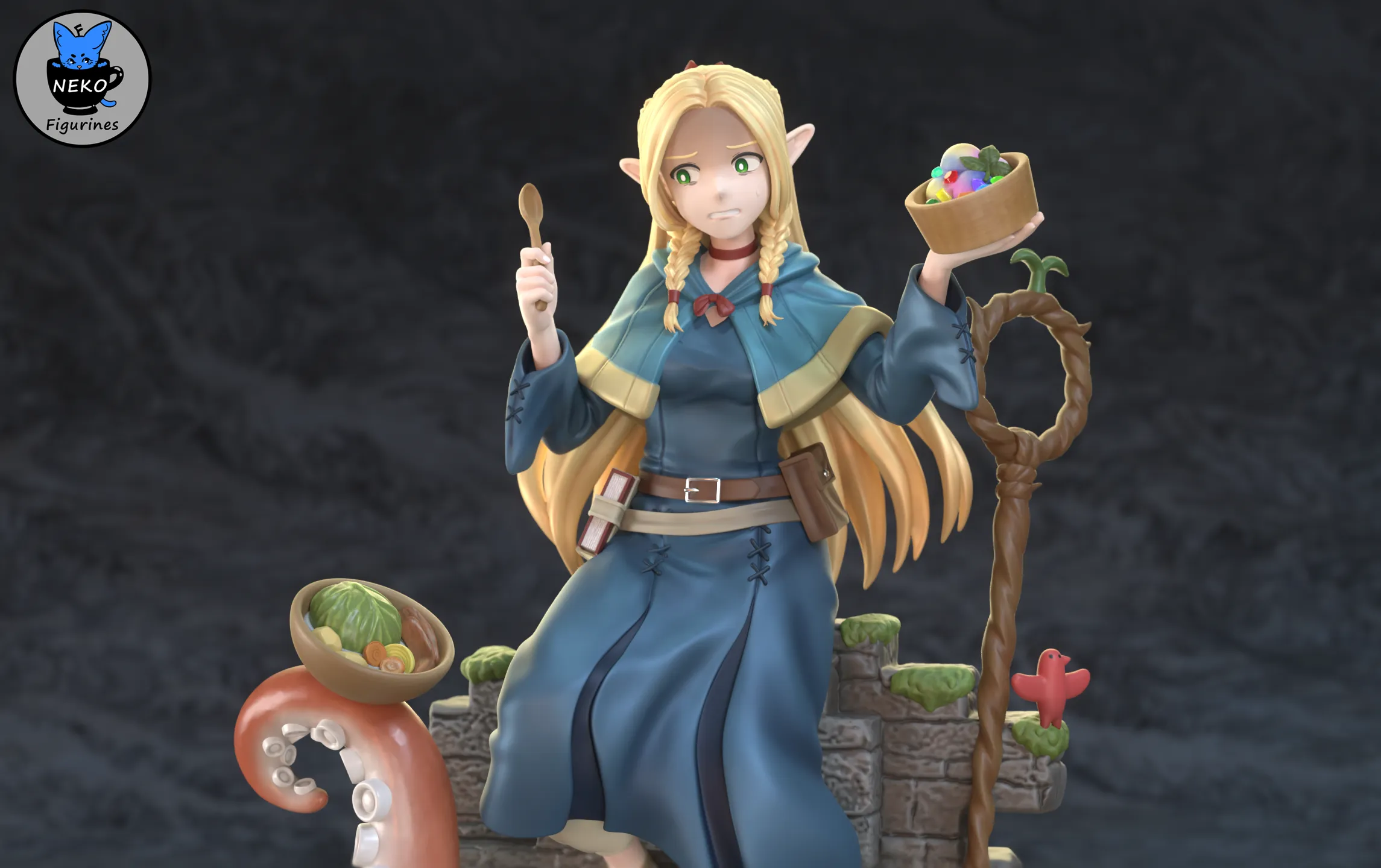 Marcille Donato - Dungeon Meshi Figure for 3D printing