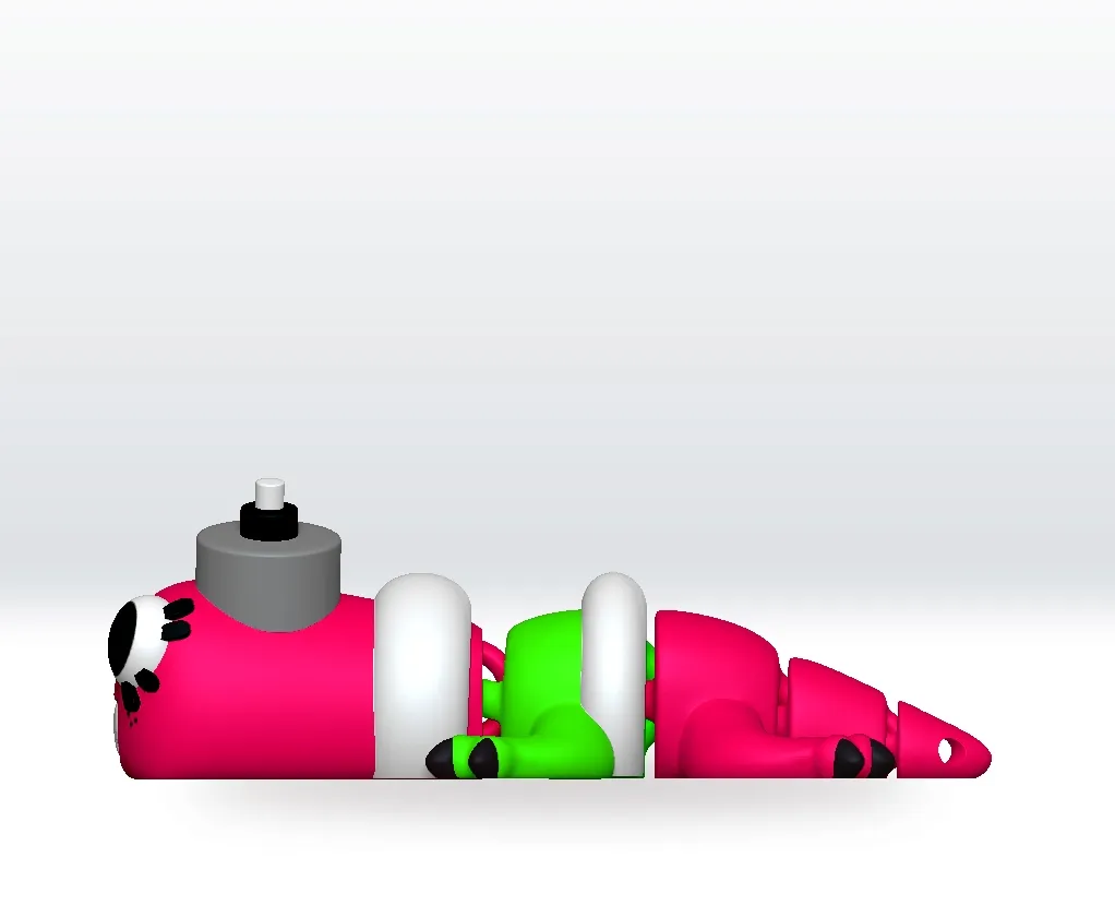 Bobette Dandys World Flexi Articulated STL 3D Model