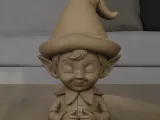 Cute Elf Figurine 3D Print STL Model-1