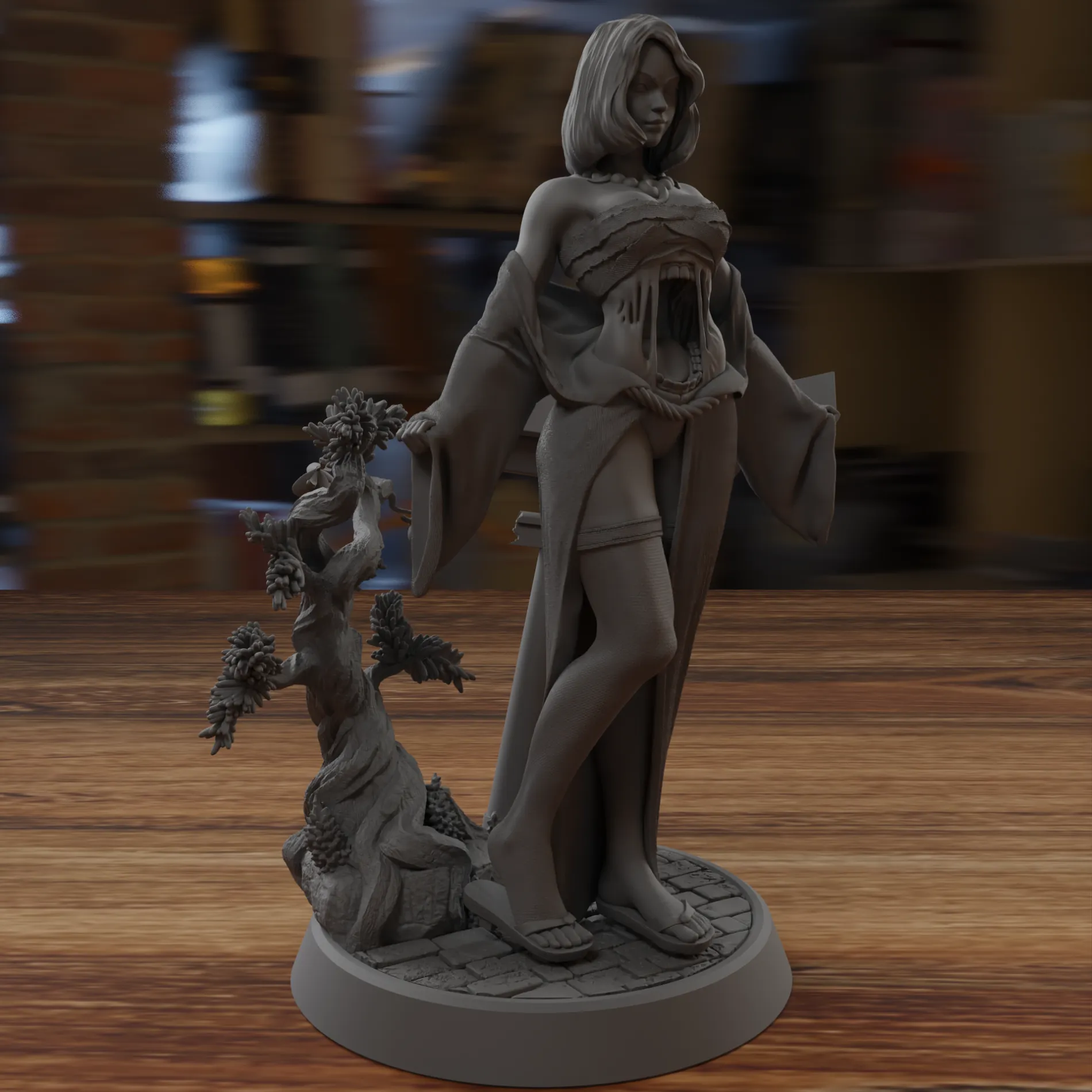 Futa Kuchi Onna - The Japanese Monster Woman - Tabletop mini