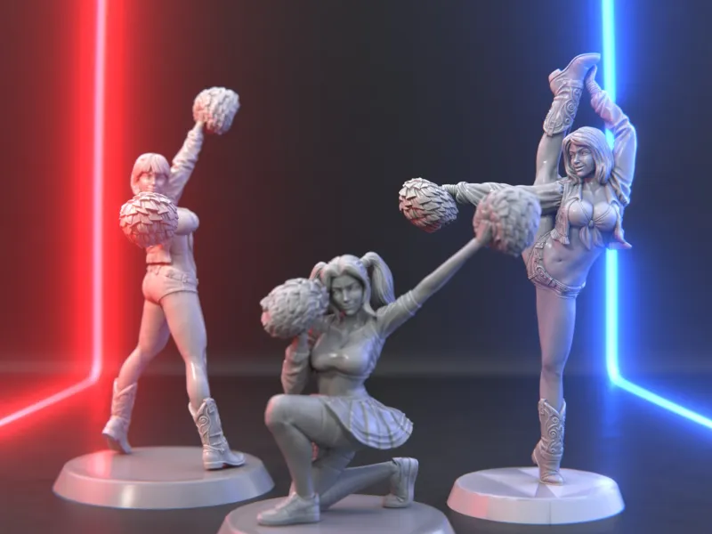 Cheerleader Collection - Dynamic Miniatures Set