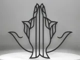 Anjali Mudra Line Art - Desktop Line Art-1